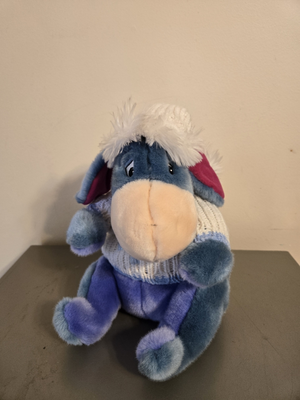 Disney Store Exclusive Eeyore Snowflake Sweater Winter 12" Plush Toy